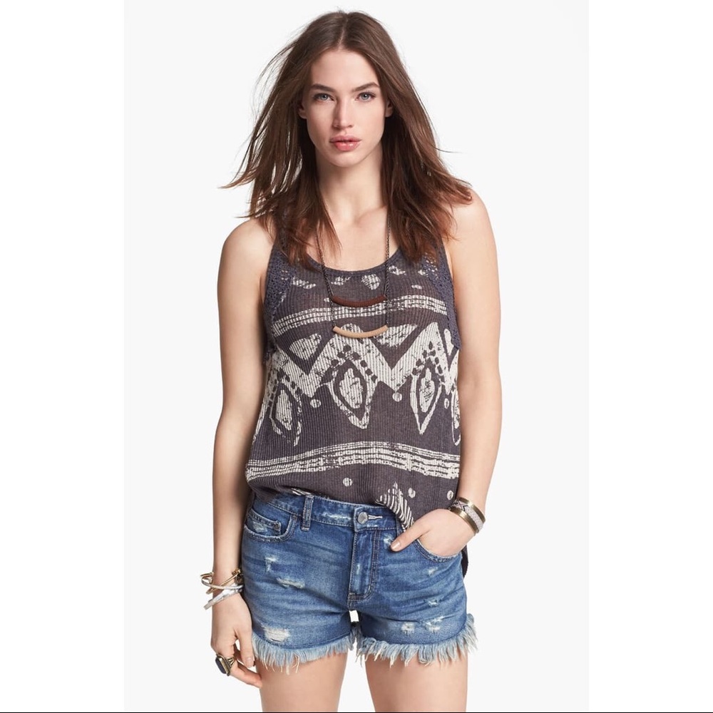 Free People | Sunset Tribal Knit Tank